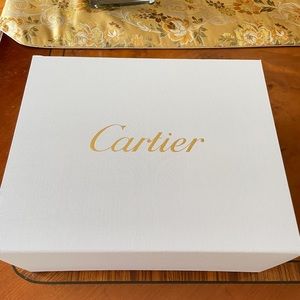 New Cartier empty gift box collecting organizer storage box